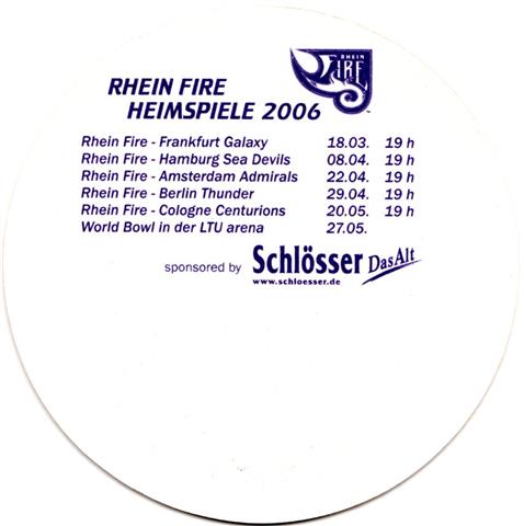 düsseldorf d-nw schlösser rheinfire 7b (rund215-heimspiele 2006-blau)